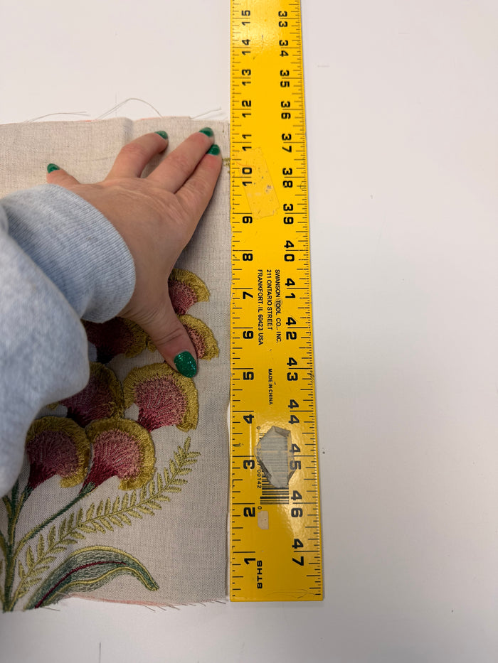 Remnant :: Aurelia in Natural by Schumacher, 11” x 44”