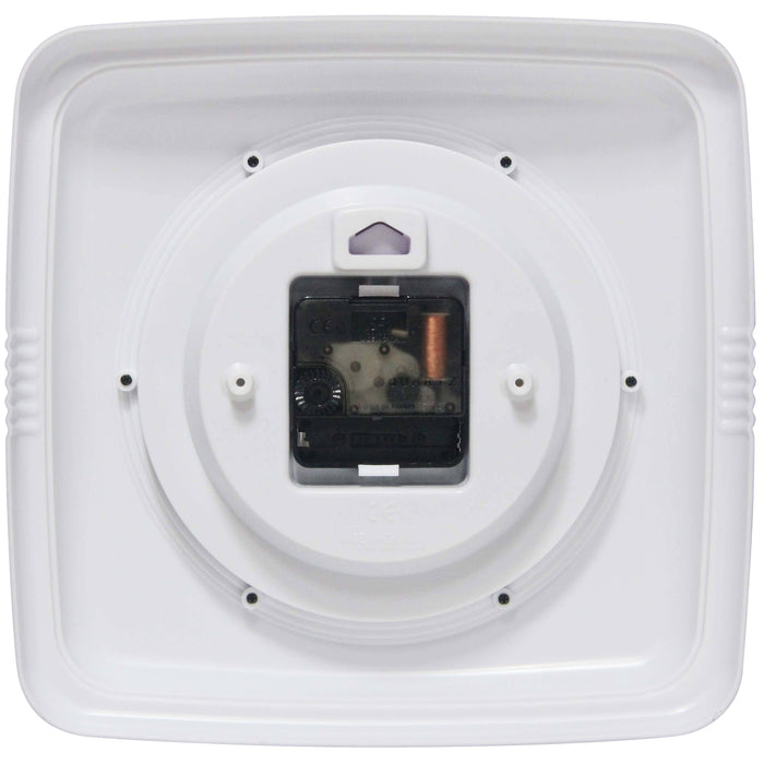 Retro Square Wall Clock in Lilac