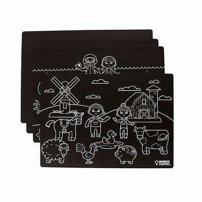 Reusable Chalkboard Placemat Sea