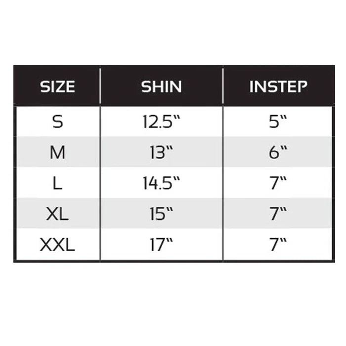 REVGEAR SUPERLIGHT LEATHER SHINGUARDS BLACK