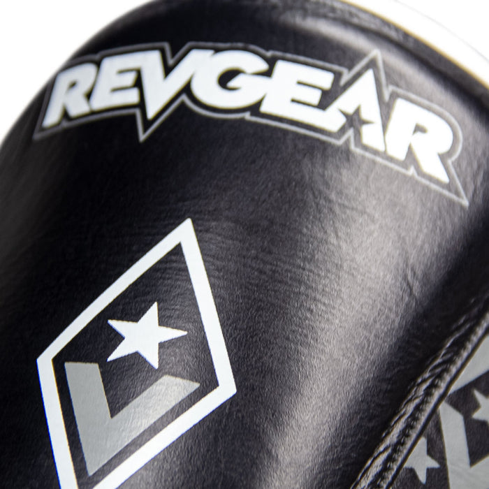REVGEAR SUPERLIGHT LEATHER SHINGUARDS BLACK