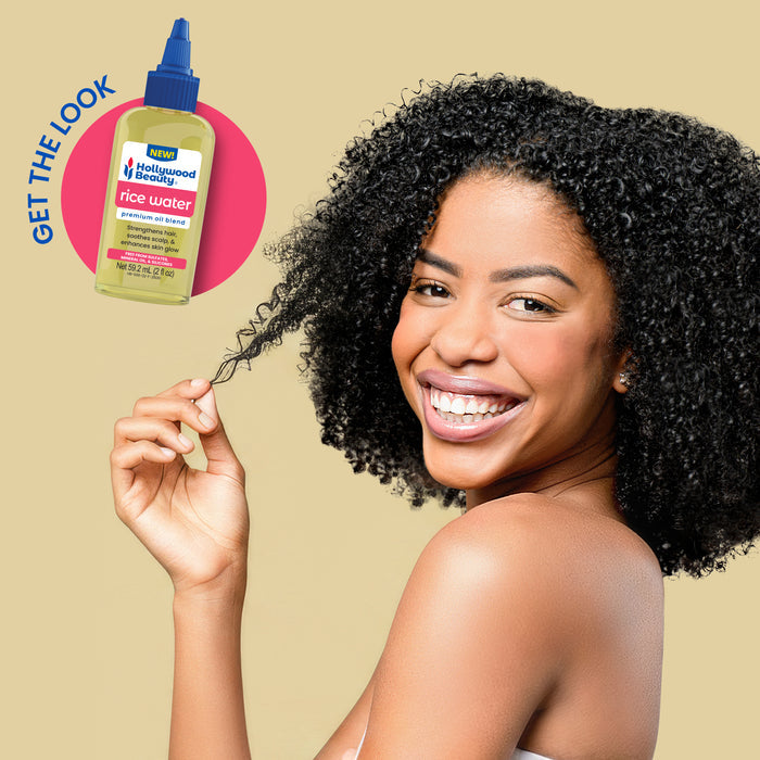 Rice Water Premium Oil Blend for Hair, Scalp, Skin, and Nails - 2 fl oz