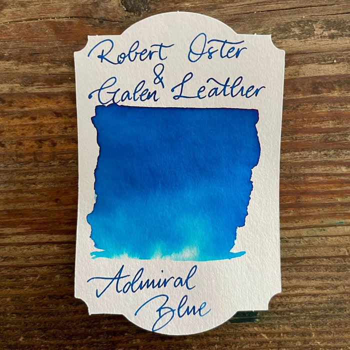 Robert Oster x Galen Admiral Blue Ink