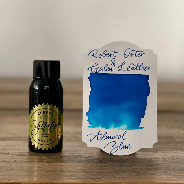 Robert Oster x Galen Admiral Blue Ink