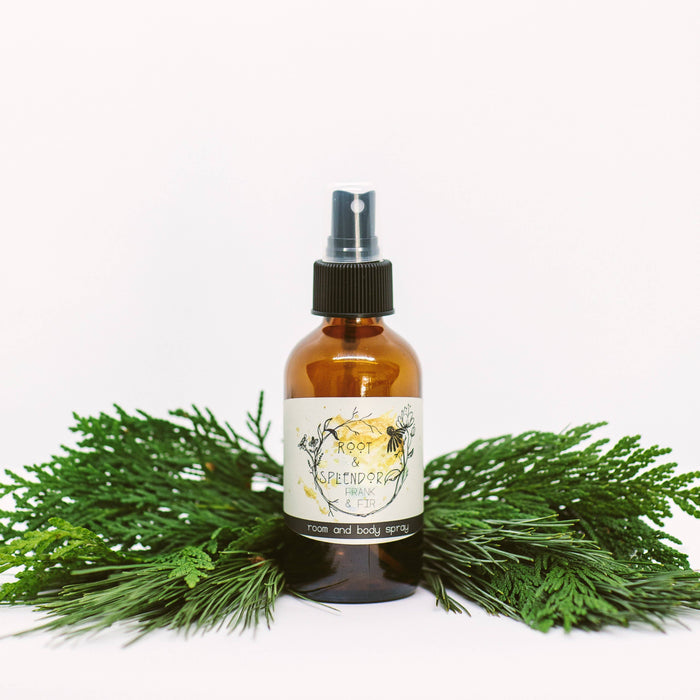 Root & Splendor - Frank & Fir Room and Body Spray, 4 fl oz