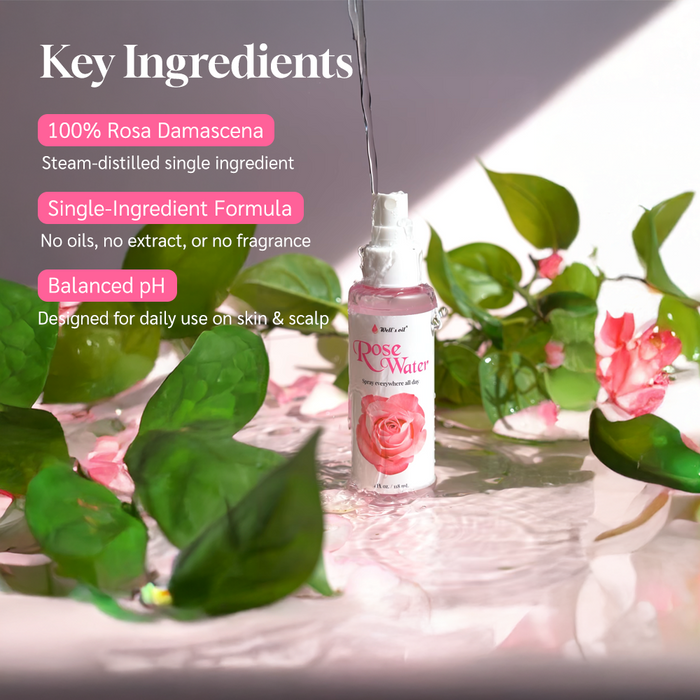 Rosewater Face&Hair Mist Spray