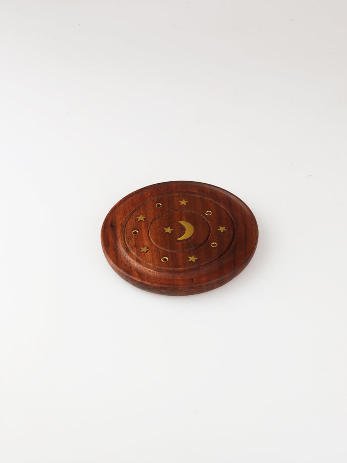 Round Incense Holder Moon & Star | One Colour-Image 2