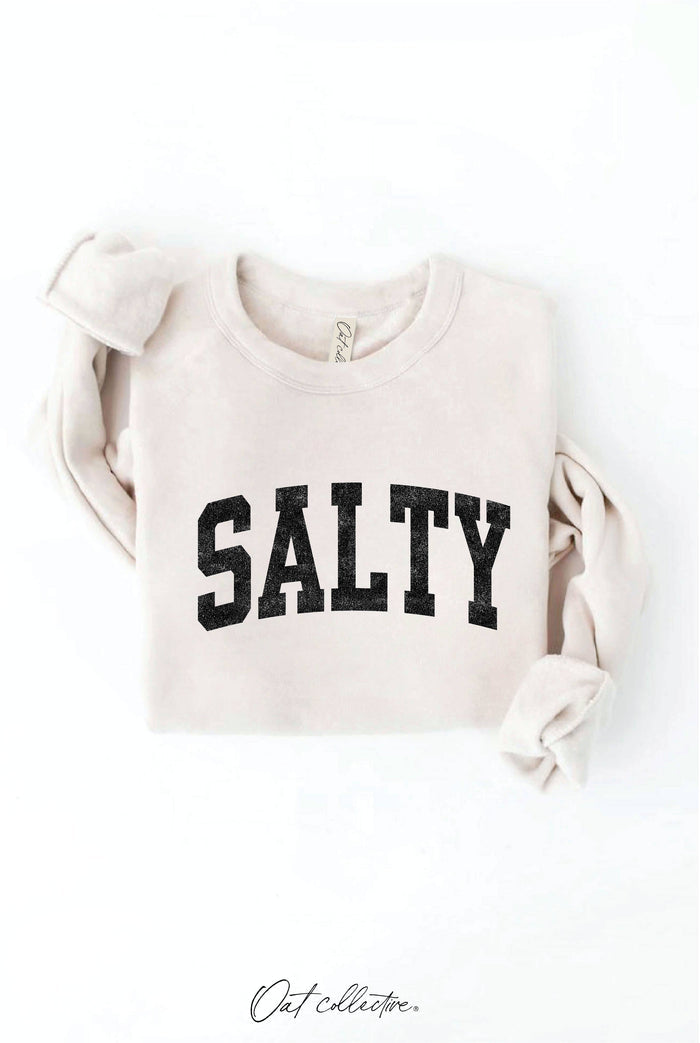 SALTY Graphic Sweatshirt - Coastal Comfort Redefined