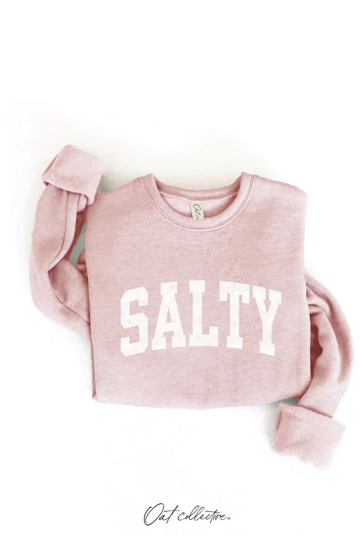 SALTY Graphic Sweatshirt - Coastal Comfort Redefined