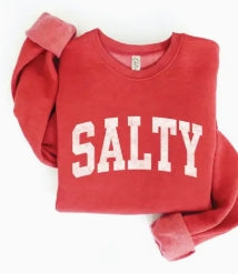 SALTY Graphic Sweatshirt - Coastal Comfort Redefined