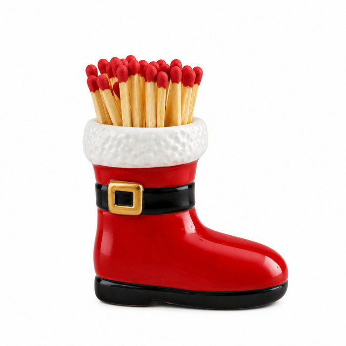 Santa Boot Match Holder