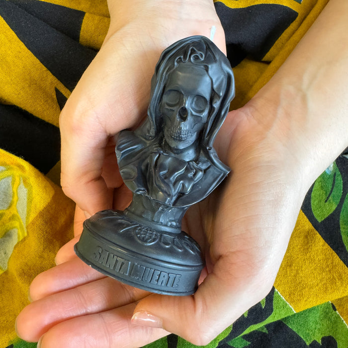 Santa Muerte Shaped Candle