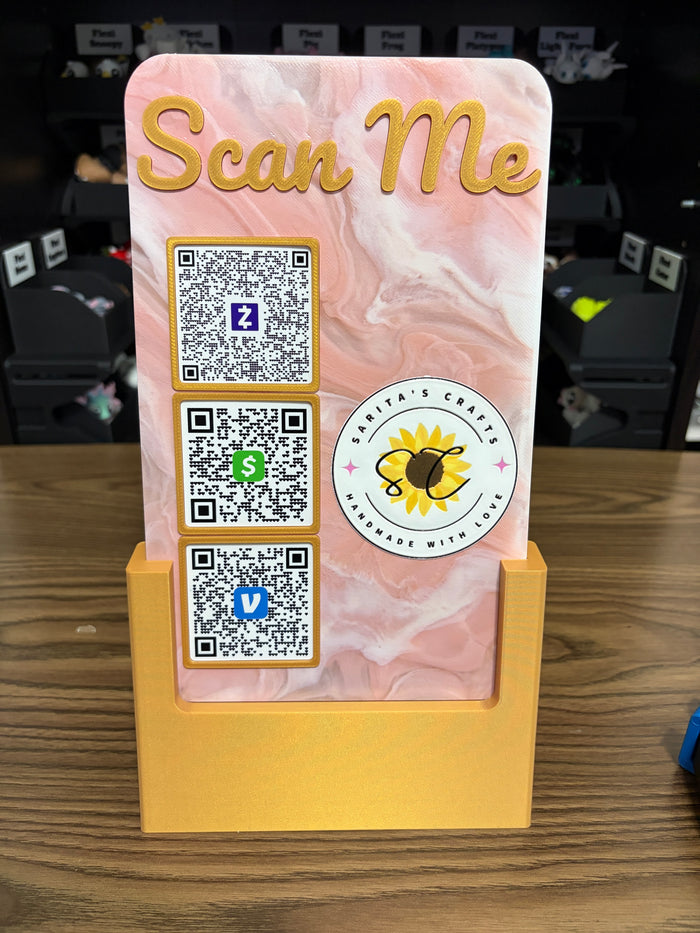 Scan Me QR Code Sign