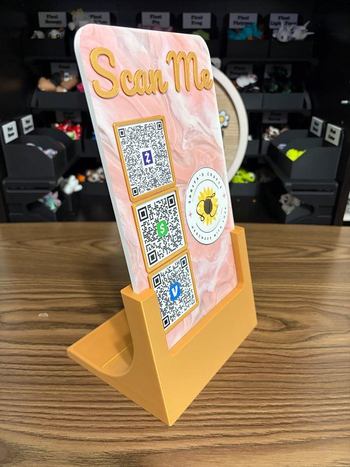 Scan Me QR Code Sign