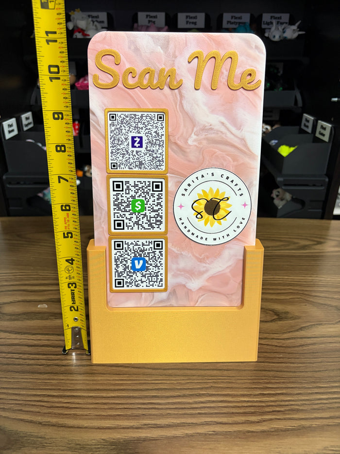 Scan Me QR Code Sign