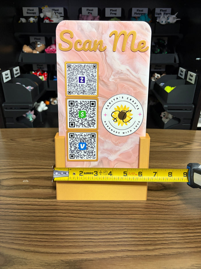 Scan Me QR Code Sign