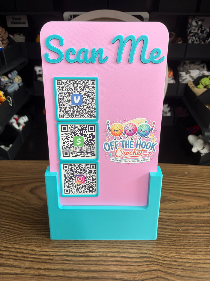 Scan Me QR Code Sign