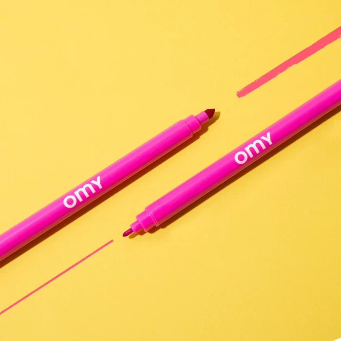 OMY - Scented Markers - 9 Colours - Fine & Board