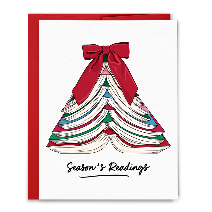 Season's Readings Bookish Christmas Card