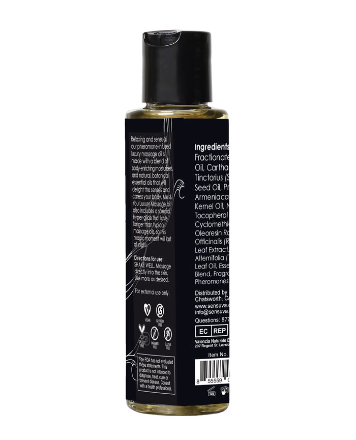 Sensuva ME & YOU Massage Oil Berry Flirty