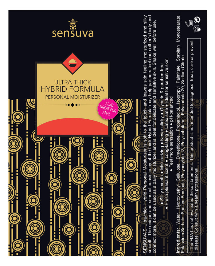 Sensuva ULTRA THICK Hybrid Personal Moisturizer Strawberry 1.7 fl oz