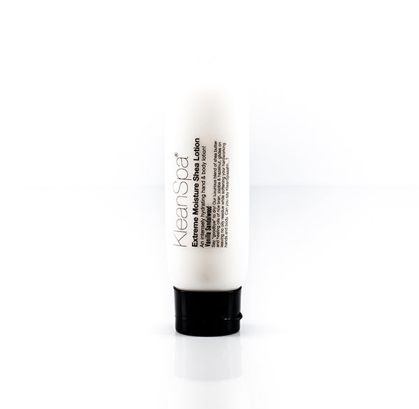 shea butter lotion, small bottle