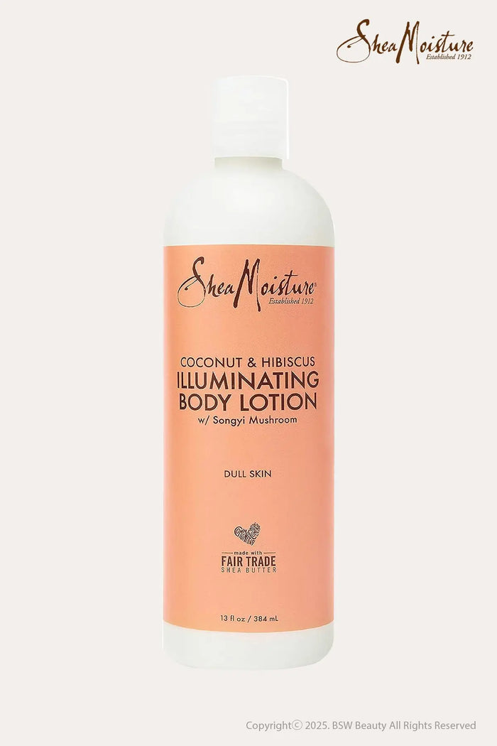 SHEA MOISTURE COCONUT & HIBISCUS ILLUMINATING BODY LOTION 13oz - BSW BEAUTY CANADA