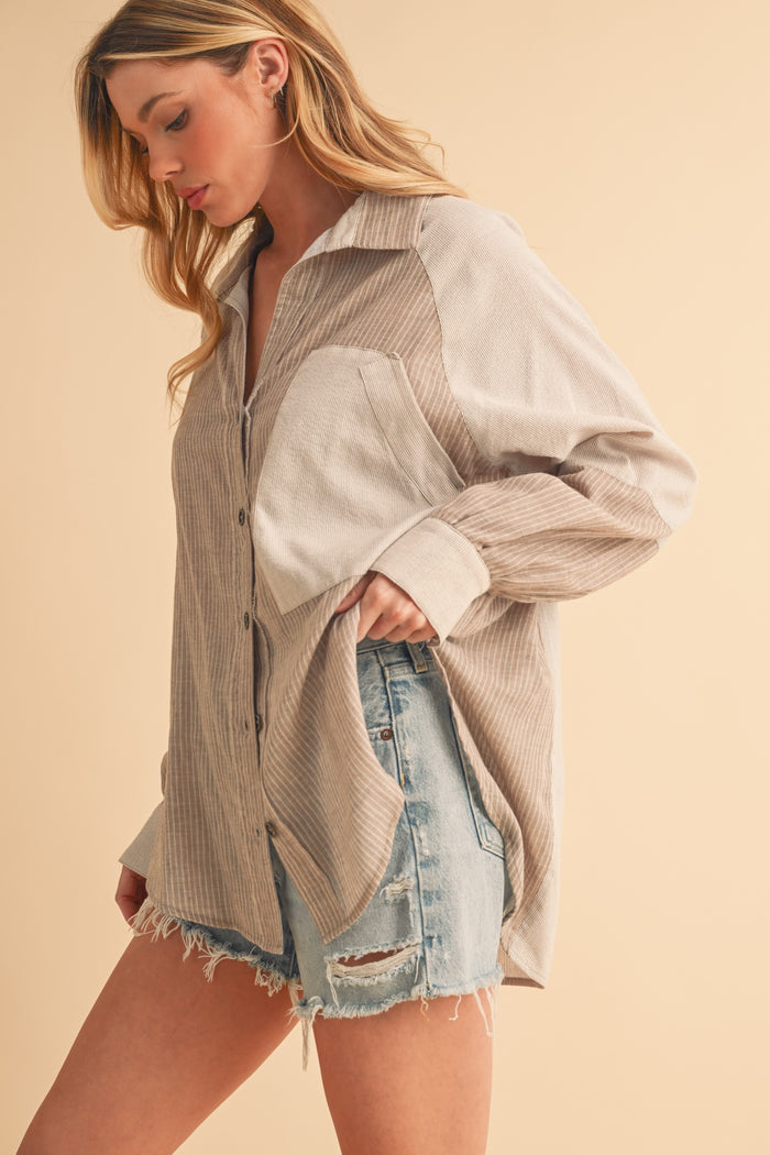 SHIA Button Down Top