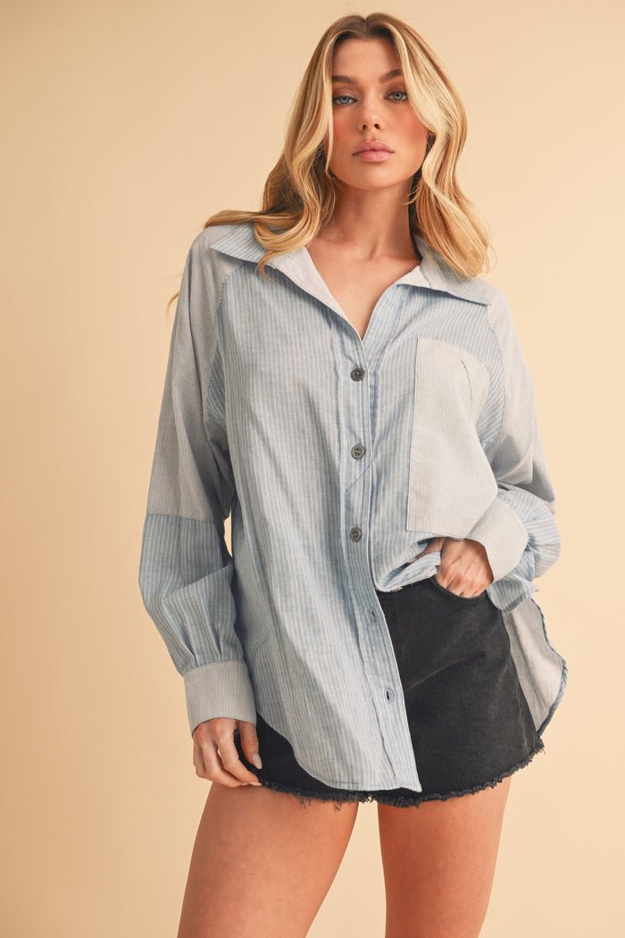 SHIA Button Down Top