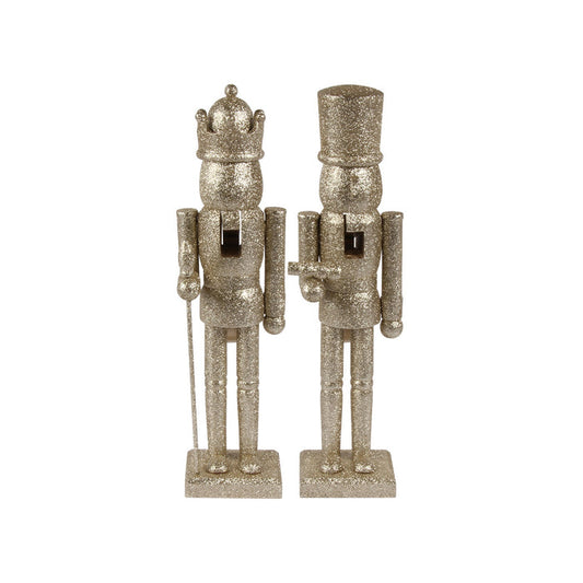 Shimmer Nutcracker Décor Champagne | Two Styles - Magnolia Lane co. Home + Garden + Gift