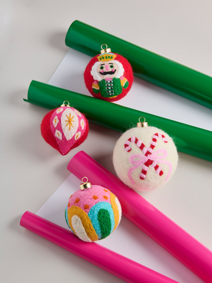 Shiraleah Candy Cane Assorted Set of 4 Ornaments, Multi
