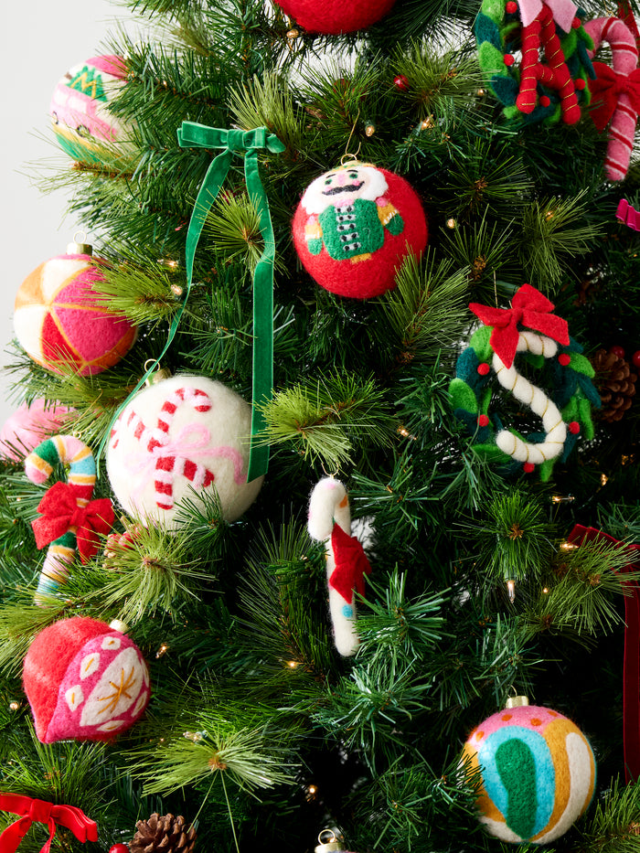 Shiraleah Candy Cane Assorted Set Of 4 Ornaments, Multi