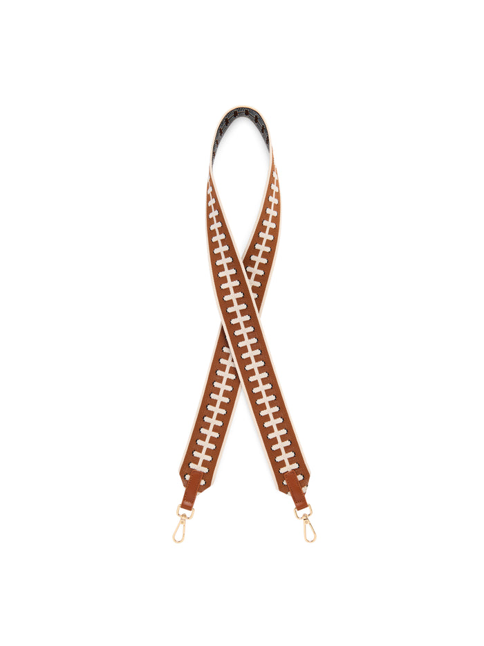 Shiraleah Football Lace Strap, Brown