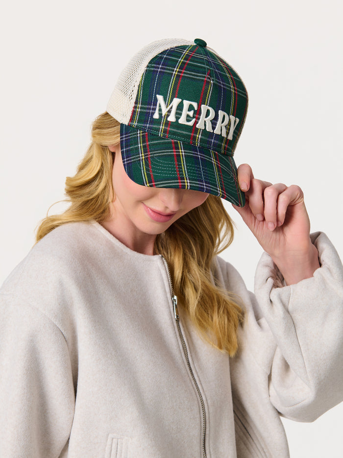 Shiraleah "Merry" Trucker Hat GREEN / OS