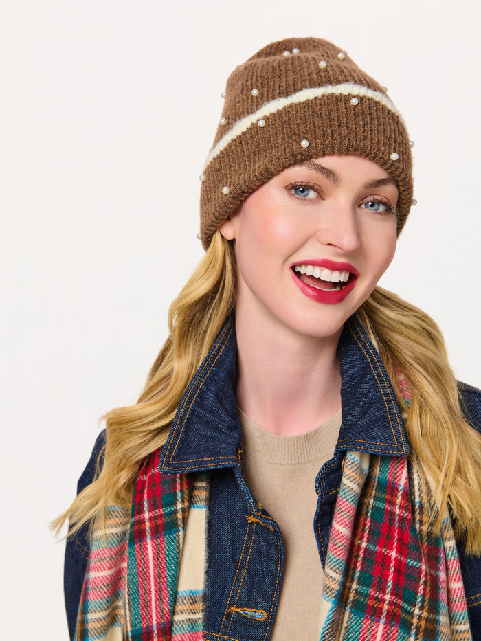 Shiraleah Mila Beanie CHOCOLATE / OS