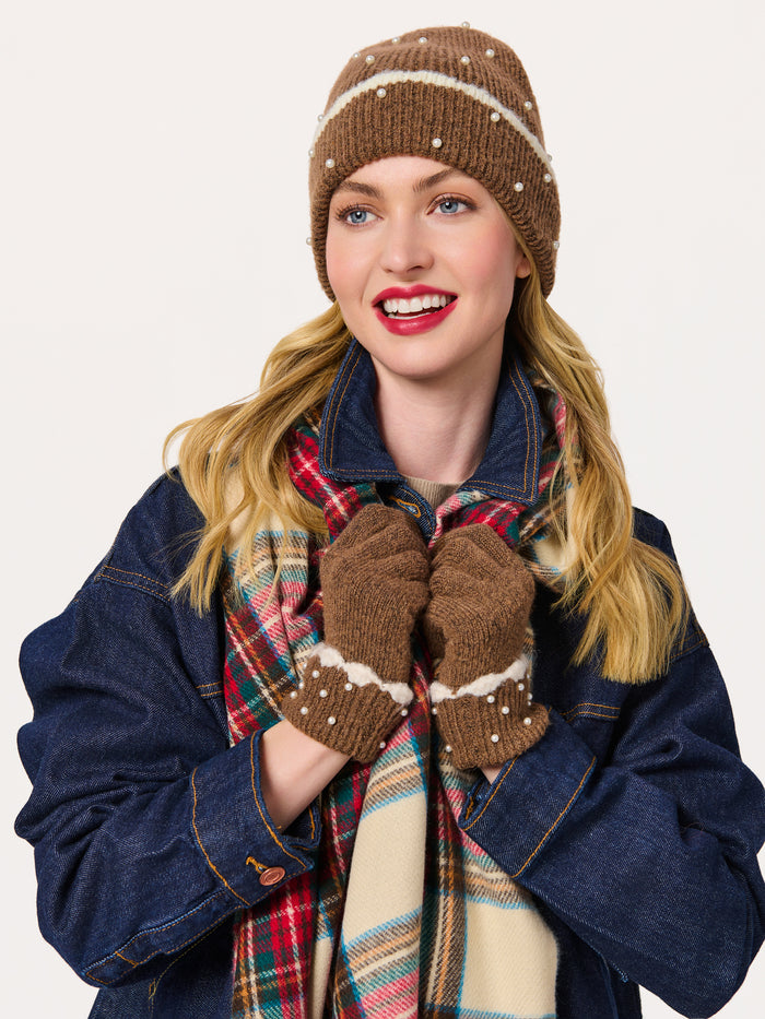 Shiraleah Mila Beanie CHOCOLATE / OS