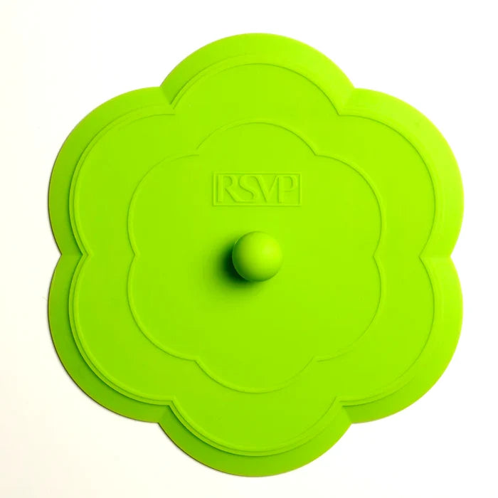 Silicone Drain Stopper Green Flower