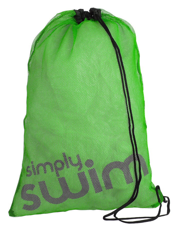 Green Simply Swim swim mesh bag with drawstring