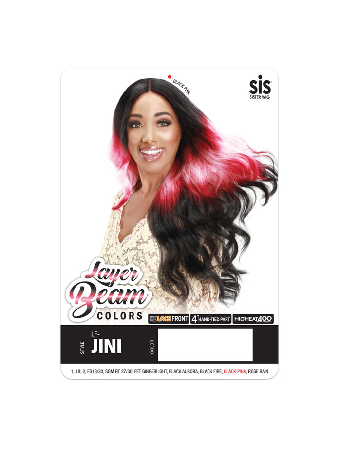 Sis Sister HD Layer Beam Colors Lace Front Wig - JINI