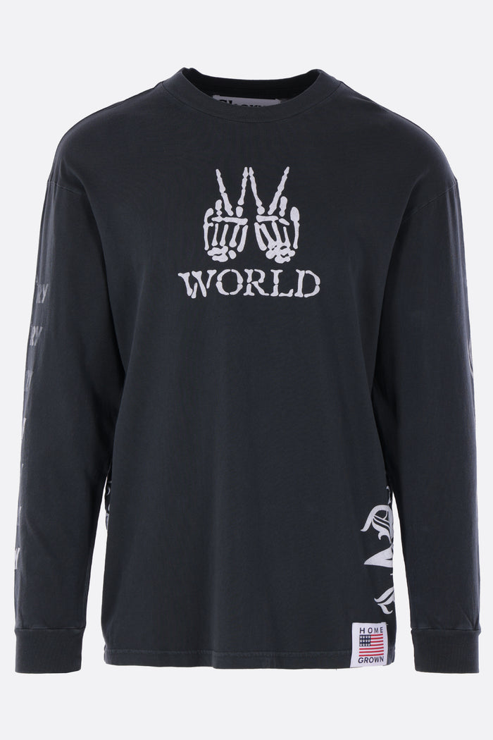 Skeleton Multi long-sleeve t-shirt in cotton