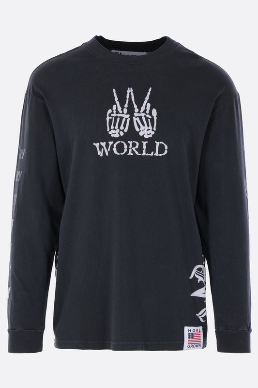Skeleton Multi long-sleeve t-shirt in cotton