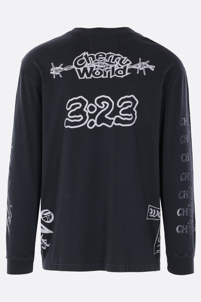 Skeleton Multi long-sleeve t-shirt in cotton