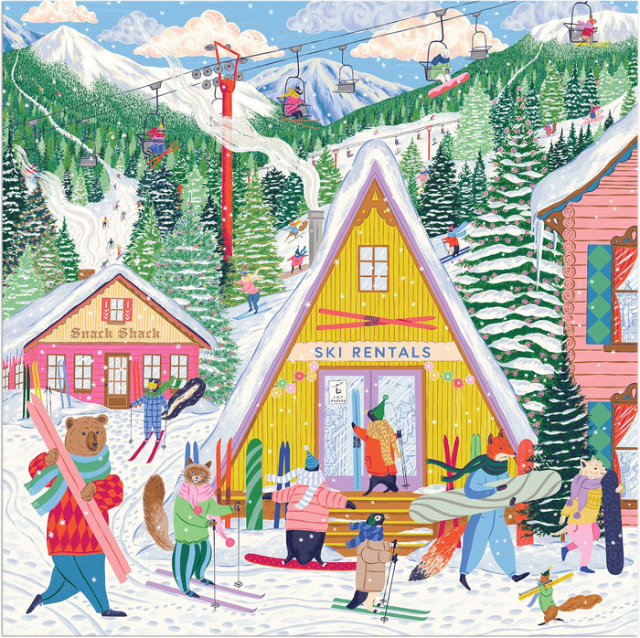 Ski Village 500 Piece Puzzle