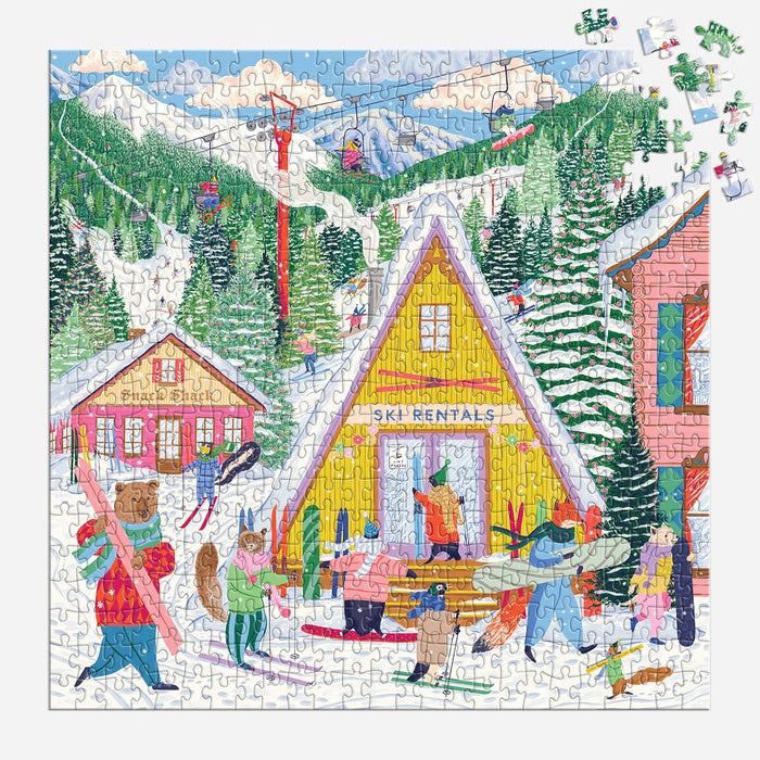 Ski Village 500 Piece Puzzle