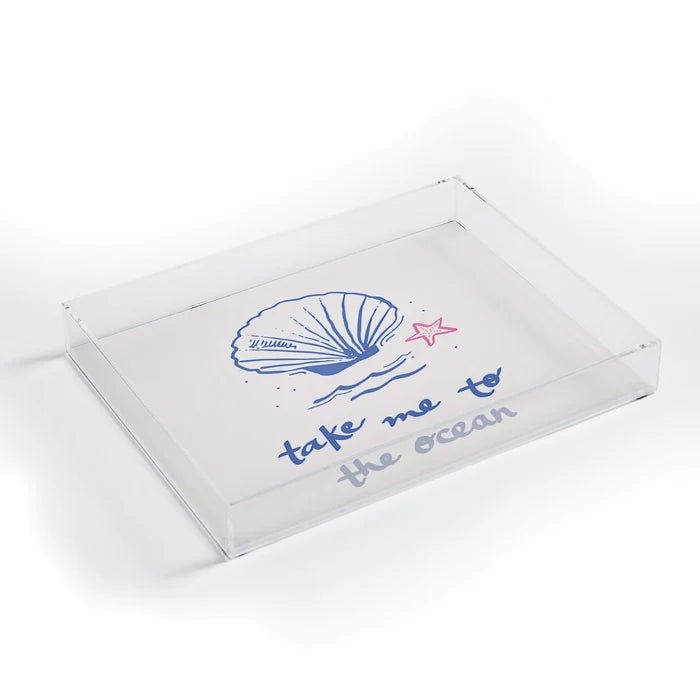 Small Acrylic Tray - Take Me To The Ocean