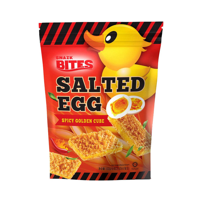 Snazk Bites SALT EGG SPICY GOLDEN CUBE 100G