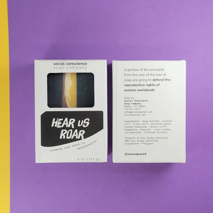 Social Conscience Soap Company - Hear Us Roar Bar Soap