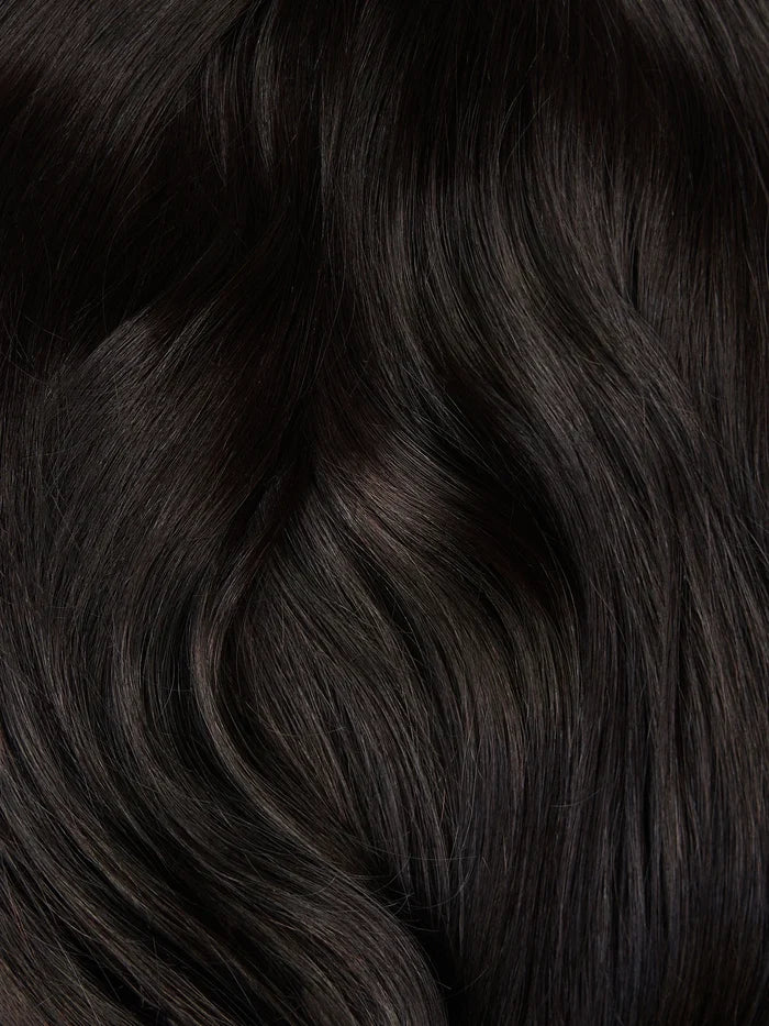 Soft Black (1C) 18" 190g - Clip-Ins