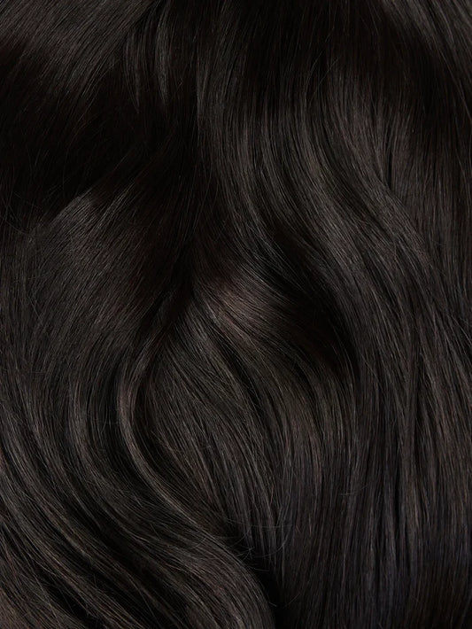 Soft Black (1C) 18" 190g - Clip-Ins
