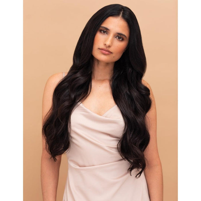 Soft Black (1C) 20" Single Weft - Clip-Ins